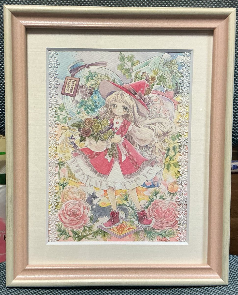 私はこういう絵を描いています ファンタジーや女の子を描くのが好き