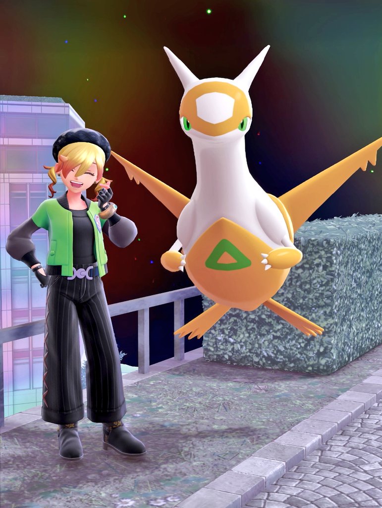 ラティアスの色違いきた～！！！めちゃくちゃかわいい