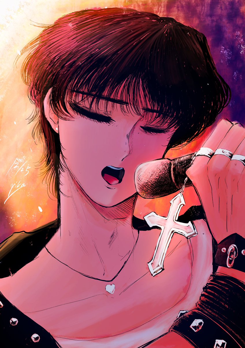 #私はこういう絵を描いています
#冬の創作クラスタフォロー祭り 

⛓️赤を基調とした絵が多いです🍷