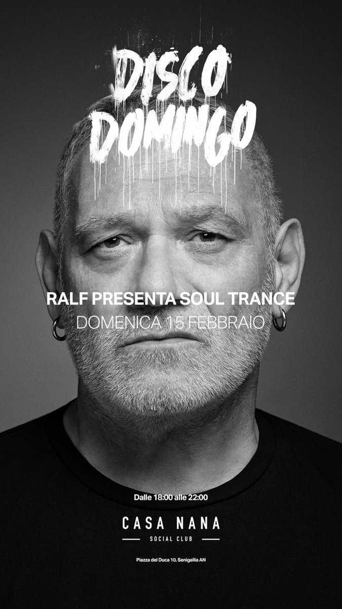 domenica, 15 febbraio 2026
<a href="/DjRalf__/">DjRalf__</a> @ "DISCO DOMINGO" c/o Casa Nana, Senigallia (AN)