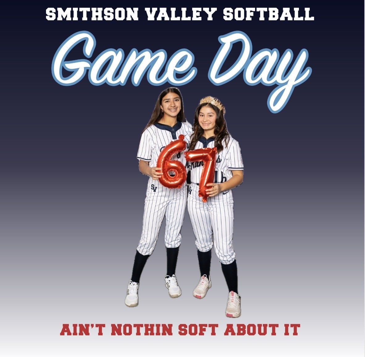 CoachAwolf's tweet photo. STANDIN ON BUSINESS 

DONT MEET ME THERE, BEAT ME THERE!
 #thestandard #wecomin #rideforthebrand #valleygirlslivininavalleyworld #weisgreaterthanme #UNIVERSITYofSmithsonValley #AlwaysREP  @THSCAcoaches @SVRANGERSB @cruzjulia786 @_JessicaAguilar https://t.co/3p9PwZ7lni