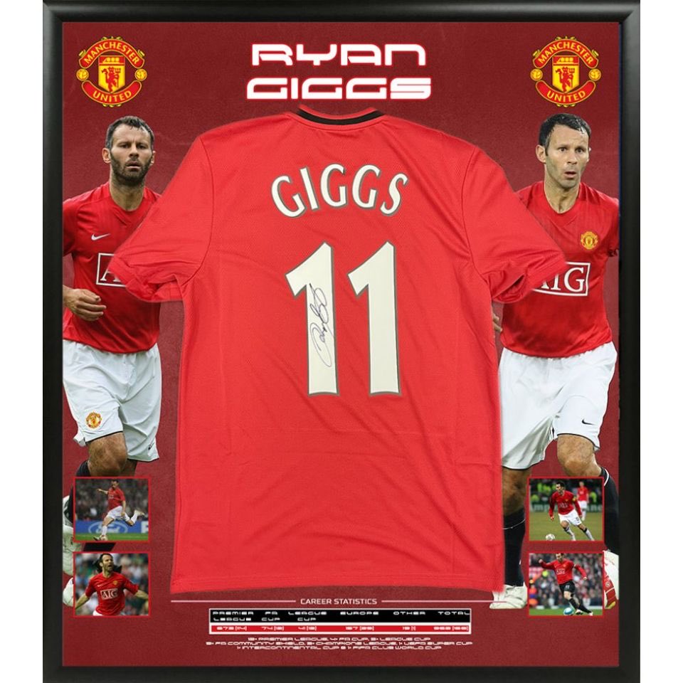 新商品〉 =残り1点= ライアン・ギグス【直筆サイン入り