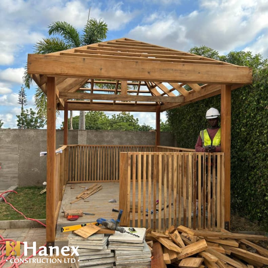 HanexConstruct's tweet photo. Imagine stepping into your compound and having that perfect shaded space .
That’s what a well-built pergola adds to your home.

Call:+233 50 819 9622 |+233 53 132 0488
Visit:https://t.co/JpzMDZXCKO

#PergolaConstruction #OutdoorLiving #QualityConstruction #Build https://t.co/vk1oz3lHGs