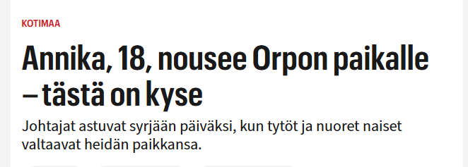 Varmasti parempi kuin lapanen

#kokoomus