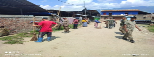 #SwachhBharat #CommunityEffort #CleanIndia
On 12/02/2026 C/71 Bn., has successful cleanliness drive (Plastic/Polythene Free Zone) was conducted in the Mandir surrounding area and Vill- Awang Lekhai .