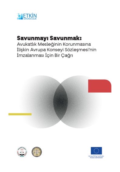 AyhedD's tweet photo. AYHED’in Urfa Barosu paydaşlığında yürüttüğü Etkin Savunuculuk Projesi kapsamında hazırlanan
“Savunmayı Savunmak: Avukatlık Mesleğinin Korunmasına İlişkin Avrupa Konseyi Sözleşmesi’nin İmzalanması İçin Bir Çağrı” başlıklı rapor yayımlandı.

Rapora erişmek için web sitemizi ziyaret edebilirsiniz.

https://t.co/MuP3Km07Sv

#SavunmayıSavunmak
#AvukatlıkMesleği
#SavunmaHakkı
