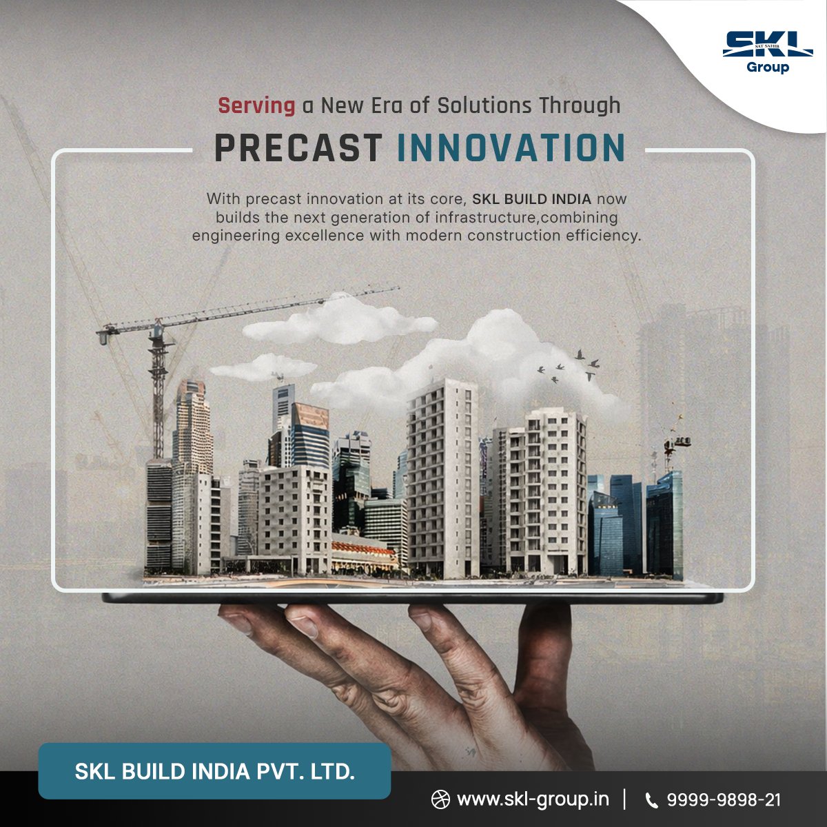 sklbuild's tweet photo. 🏗️ Serving a New Era of Solutions Through Precast 

📞 : 9999-9898-21 | 🌐 : https://t.co/JQzOdiAI7c

#PrecastConcrete #PrecastInnovation #SKLBuildIndi #InfrastructureDevelopment #ConstructionIndia #PrecastSolutions #SmartConstruction #BuildWithSKL #sklgroup https://t.co/2K18Thbicv
