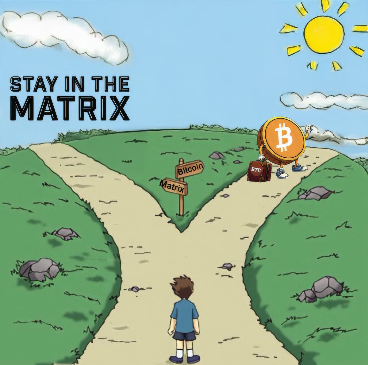 hodlpabzi's tweet photo. Only one leads to freedom, choose wisely.
#Bitcoin https://t.co/kwhwx38IsB