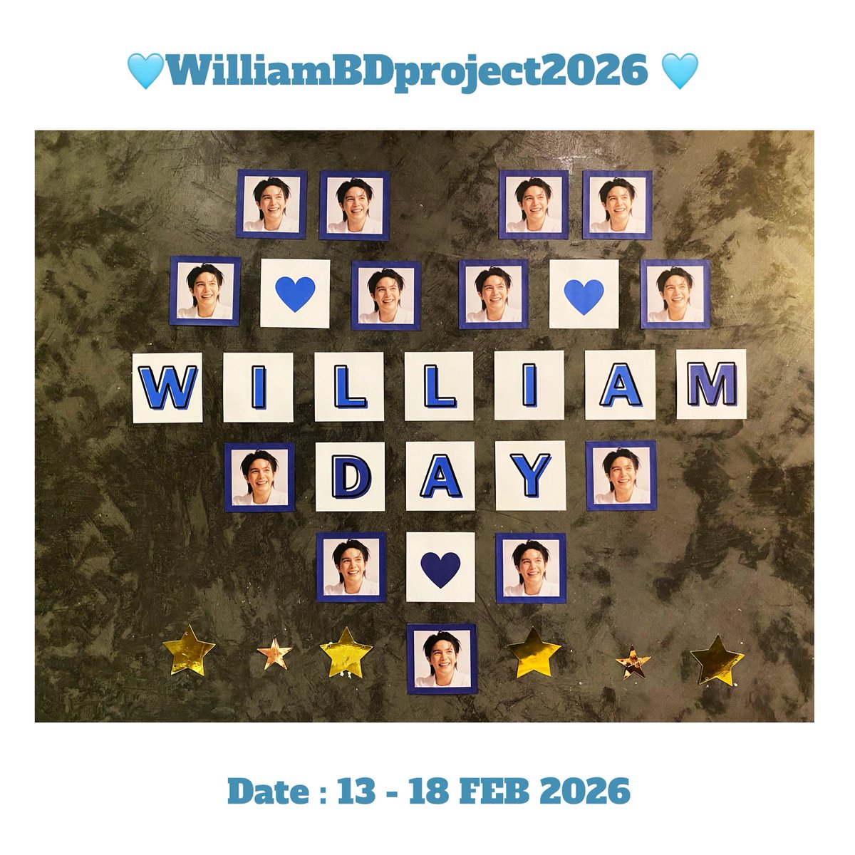 bywaycafe's tweet photo. 🩵🎂WilliamBDproject2026 🎂🩵

🗓️ Date : 13 - 18 FEB 2026

📍Place📍
🌟 Byway Cafe  @bywaycafe (ปัตตานี)
⏰10am - 6pm

#WilliamBDproject2026
#williamjkp
#LYKN https://t.co/NwmRDVN0sq