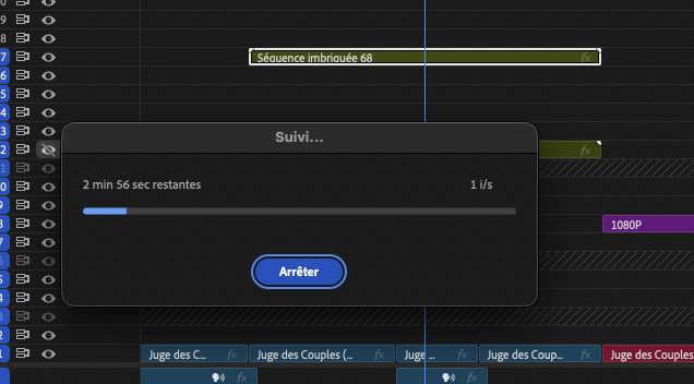 Merci Adobe… Entre deux montages, tu passes de 2 secondes pour faire un roto avec les nouveau masques sur un projet en 4K à 2 minutes, alors que le projet est en 1080p…