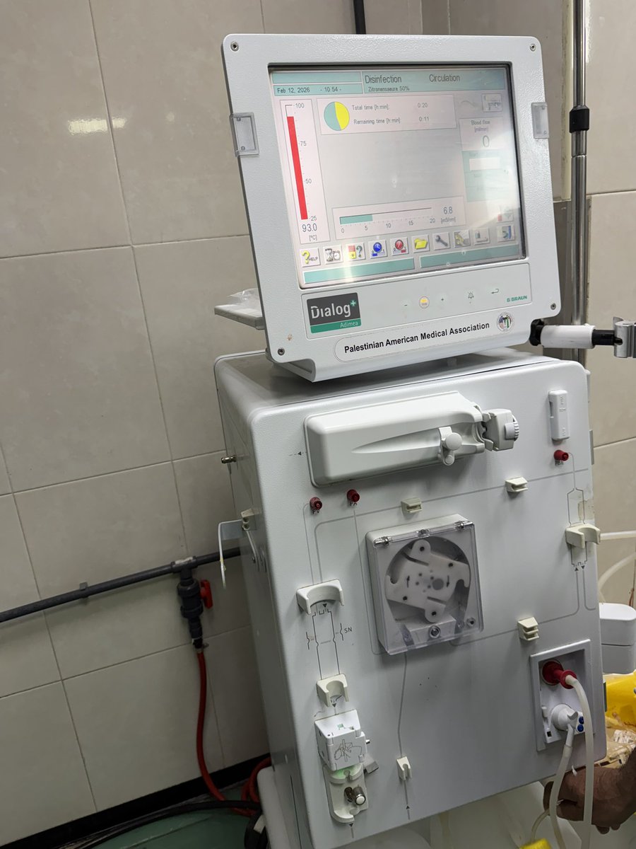 oday_jabour's tweet image. Today we brought an Dialysis machine back to life.