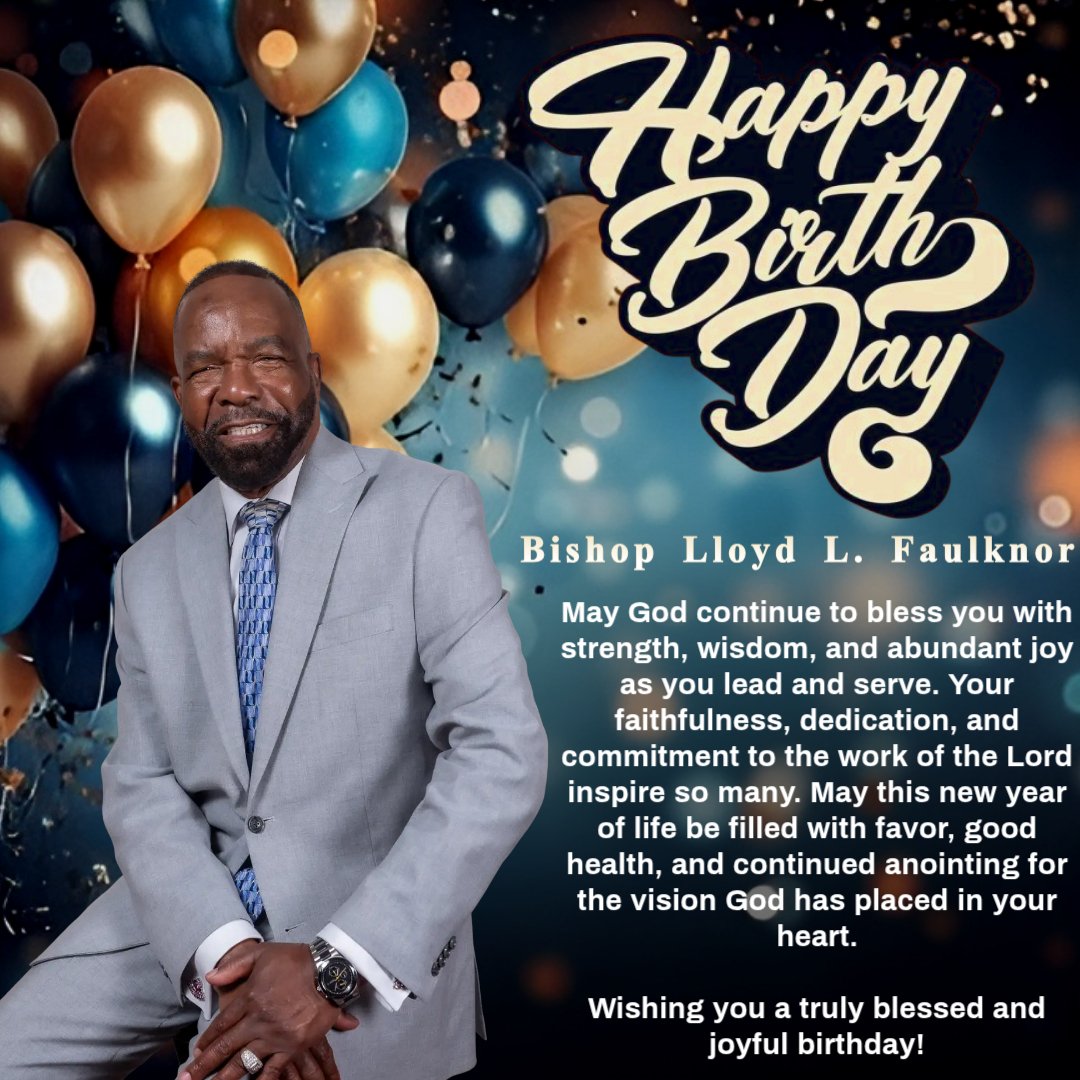 futimnj's tweet photo. Happy Birthday to our beloved Bishop Lloyd L. Faulknor! 🎉 We thank God for your leadership, dedication, and heart for His people. May your day be filled with joy and blessings. https://t.co/gSSQ6WceiJ
