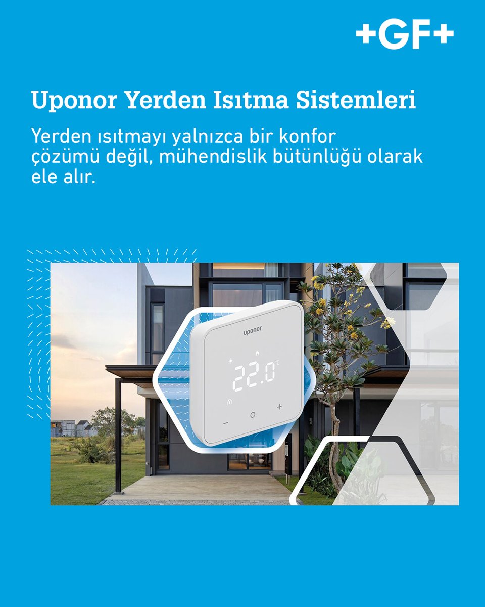 Yerden ısıtma sistemleri, ısıyı tek bir noktadan değil tüm zeminden yayarak yaşam alanlarında dengeli ve doğal bir sıcaklık hissi oluşturur. Daha düşük sıcaklıklarda yüksek konfor sunması sayesinde enerji verimliliğini artırırken, görünür radyatörlere ihtiyaç duymadan mekânların