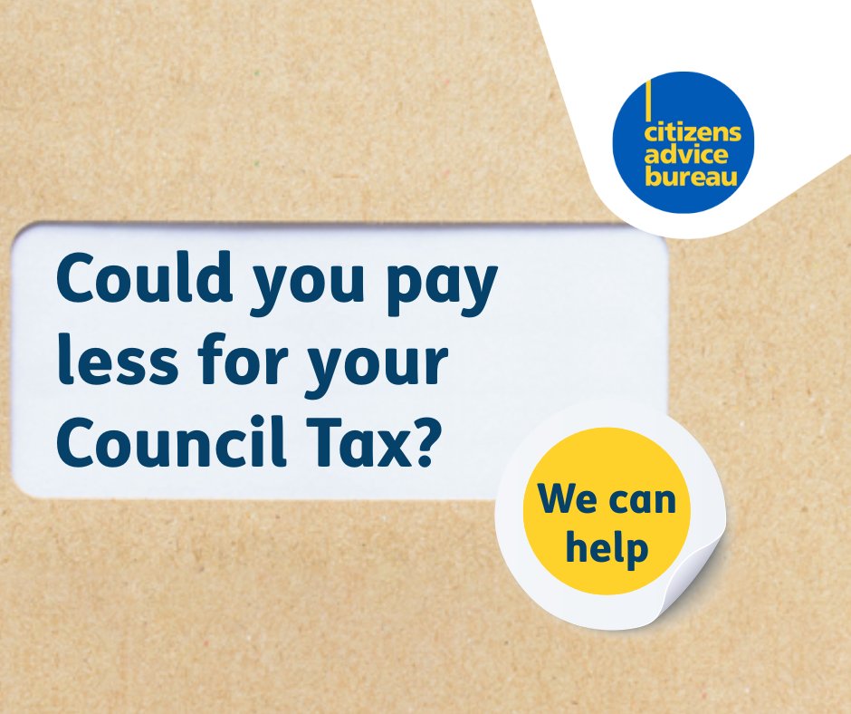 MusselburghCAB's tweet photo. Life has enough challenges without worrying about Council Tax. If your income’s changed, you might qualify for support. Check your options
👉 https://t.co/Z62BtbE2vS
#ConsumerRights #TaxReduction #CouncilTax #MoneyMatters https://t.co/kRFSbumazS