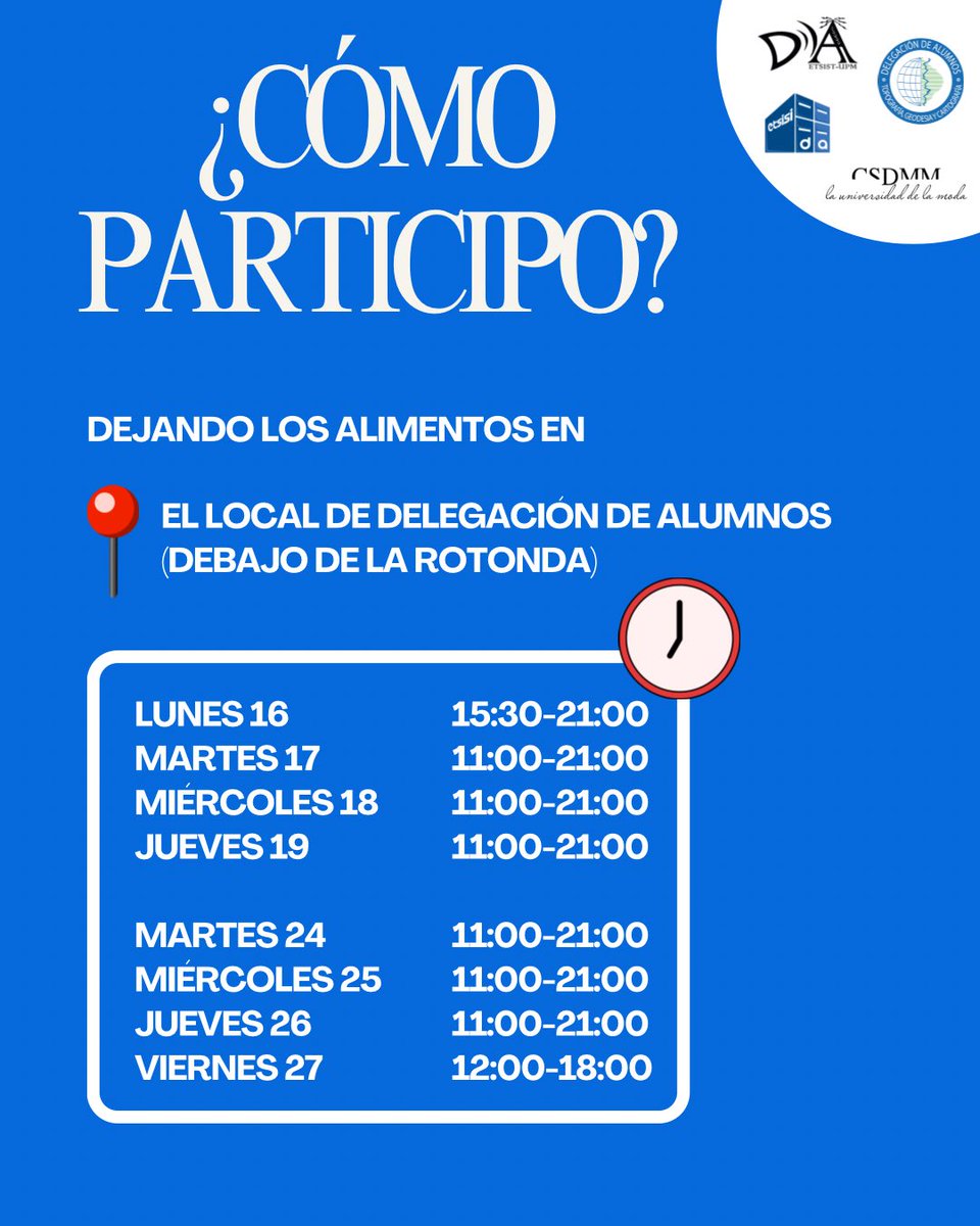 Delegación ETSISI tweet media