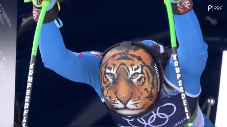 LA TIGRE IMMENSA 🤍 #Olimpiadilnvernali2026