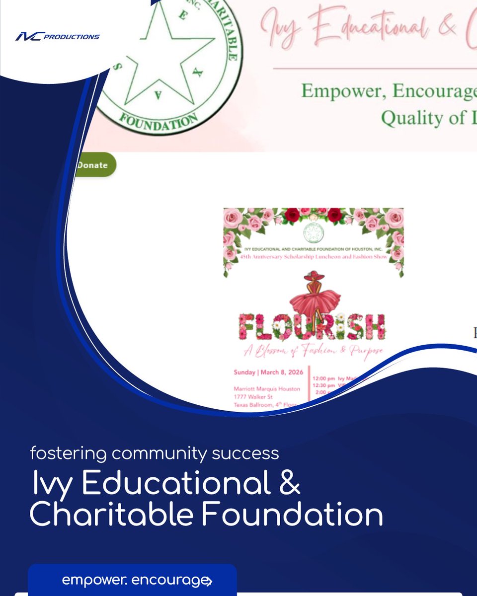 ichestnut's tweet photo. At Ivy Educational and Charitable Foundation of Houston, their mission is to empower youth in Houston through education and scholarships by promoting charitable giving, fostering community success. 

Learn more: https://t.co/3CUTyh35Ji https://t.co/xm665D4tnE