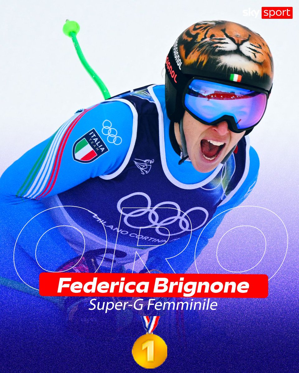𝗡𝗼𝗻 𝗰𝗶 𝘀𝗼𝗻𝗼 𝗽𝗮𝗿𝗼𝗹𝗲: 𝗙𝗲𝗱𝗲𝗿𝗶𝗰𝗮 𝗕𝗿𝗶𝗴𝗻𝗼𝗻𝗲 𝗢𝗥𝗢𝗢𝗢𝗢𝗢𝗢𝗢𝗢𝗢 𝗻𝗲𝗹 𝗦𝘂𝗽𝗲𝗿-𝗚 𝗮 𝗖𝗼𝗿𝘁𝗶𝗻𝗮 🥺🥇🇮🇹⚡️
10 mesi dopo il terribile infortunio a tibia e perone l’atleta azzurra scrive la storia vincendo l’oro olimpico nelle Olimpiadi di casa, il