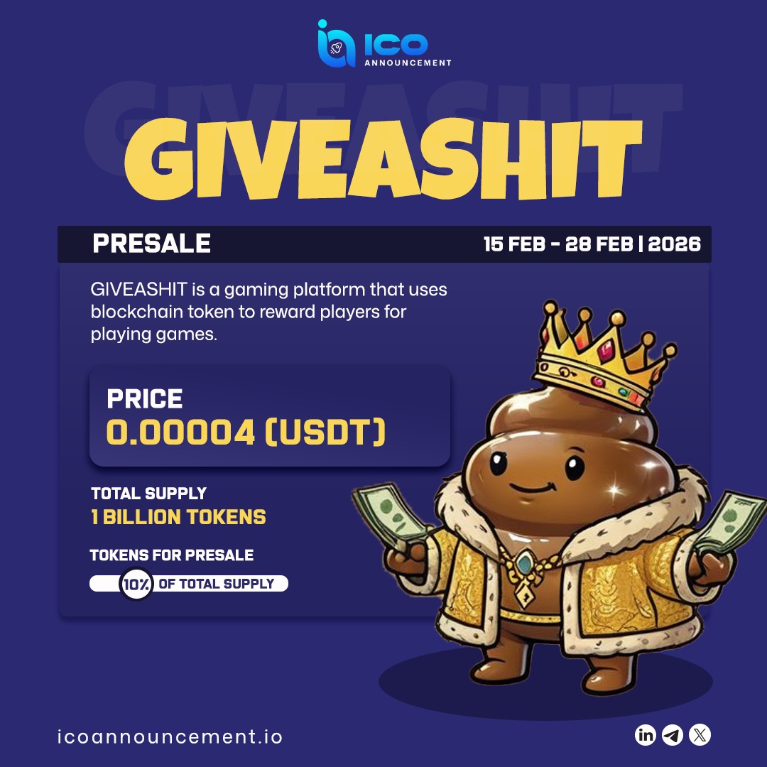 ICOAnnouncement's tweet image. 🚀Get ready to play, earn, and win! The GIVEASHIT token presale is live - 10% of tokens up for grabs! Don't miss out, join the revolution now!

Explore More: icoannouncement.io/crypto-presale…

#GIVEASHIT #CryptoGaming #BlockchainGaming #TokenPresale #SolanaEcosystem #PlayToEarn