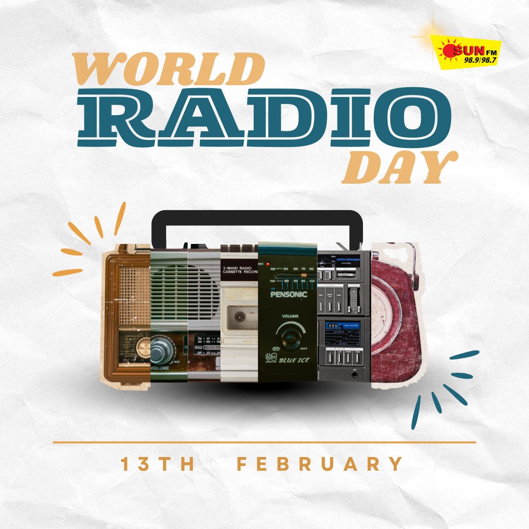 sunfmlk's tweet image. Turn it up. Feel the vibe. Celebrate the magic of radio 🎙️🔥
Happy World Radio Day!

#WorldRadioDay #RadioVibes #LiveOnAir #FeelGoodRadio #SunFM