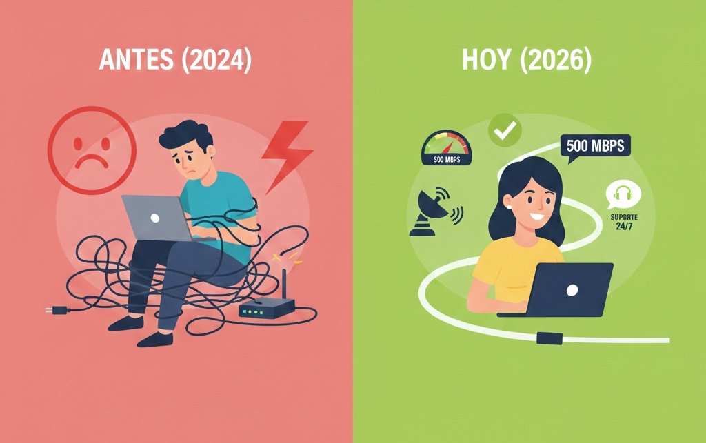 🌐 La guerra de la Fibra Óptica: El usuario ya no perdonará un mal servicio.

​Se acabará la era de "pagar por un servicio que no sirve". 

La competencia de internet en Venezuela será tan feroz que el que no corre, vuela.

​Lo que viene:
👉🏻 Más megas por menos: Los planes