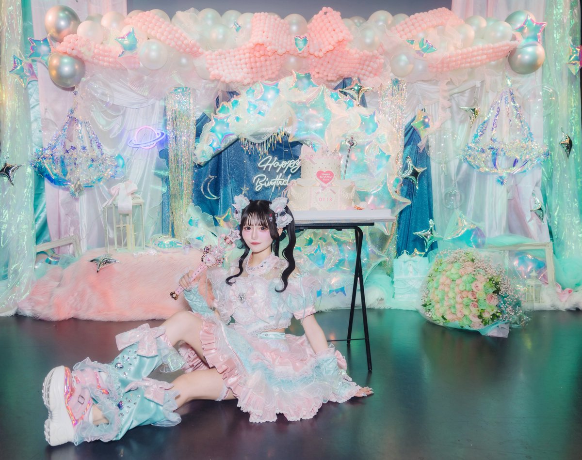 aksb_rana's tweet photo. 【🎀超超超♡御礼🎀】
⁡
𝟐𝟎𝟐𝟔.𝟎𝟐.𝟎𝟗 #茉井良菜生誕祭2026 ⸝⸝꙳
『らなかわらんど-つよくてにゅーげーむ♡-』
⁡
今年もご来園ありがとうございました💚ྀི
運命の戦士♡楽しんでもらえたかな➰🧠
⁡
これからも君の幸せのために戦い抜く🪄︎︎◝✩
光を呼び覚ませଘ( ੭⁰̷̴͈ ᵕ ˘͈)੭* ✩alt♡ https://t.co/VfPgyFXior