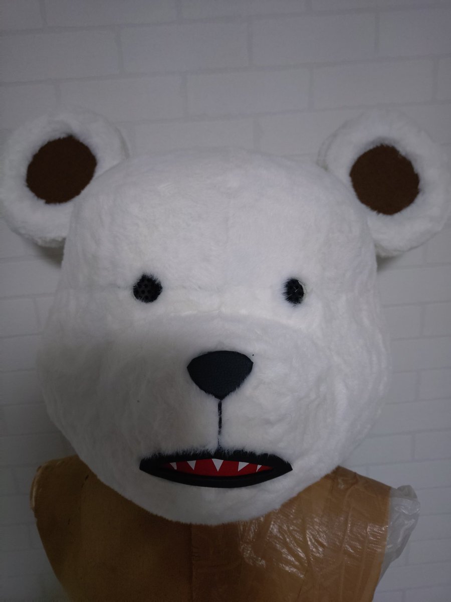 ベポの顔できた！着ぐるみ系もやってみると何とかなるもんだ