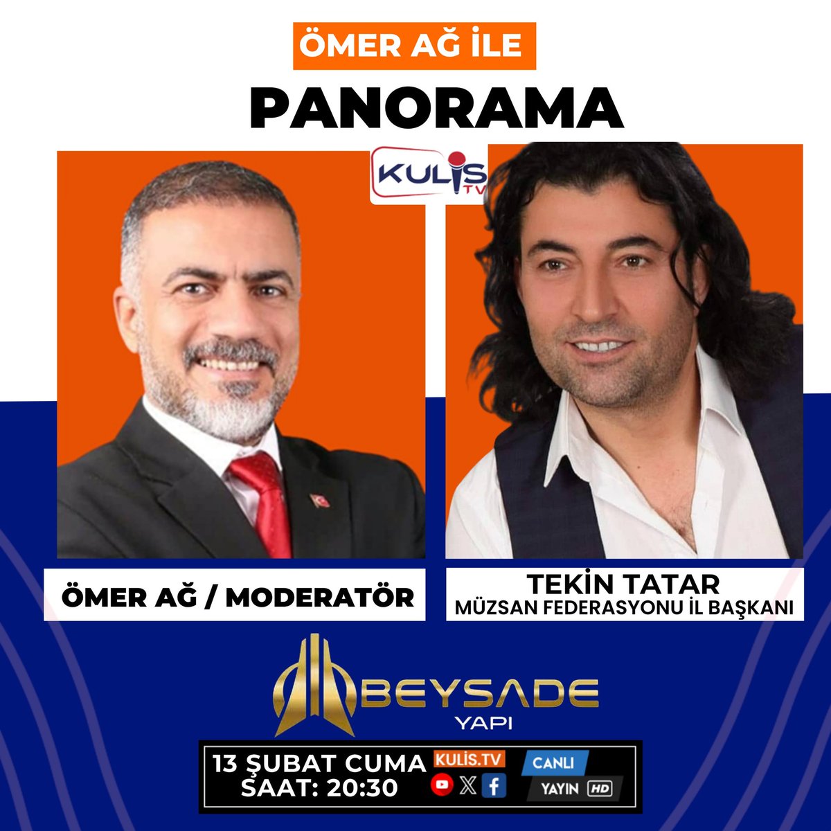 Müzik sadece sanat değil, aynı zamanda büyük bir ekonomi.

Bu hafta Panorama'da Şanlıurfa müziği, sıra geceleri, müziğin turizme katkısı ve müzik ekonomisini konuşacağız.

Konuğum sıra geceleri deyince akla gelen ilk isimlerden biri olan MÜZSAN Federasyonu İl Başkanı TEKİN TATAR.