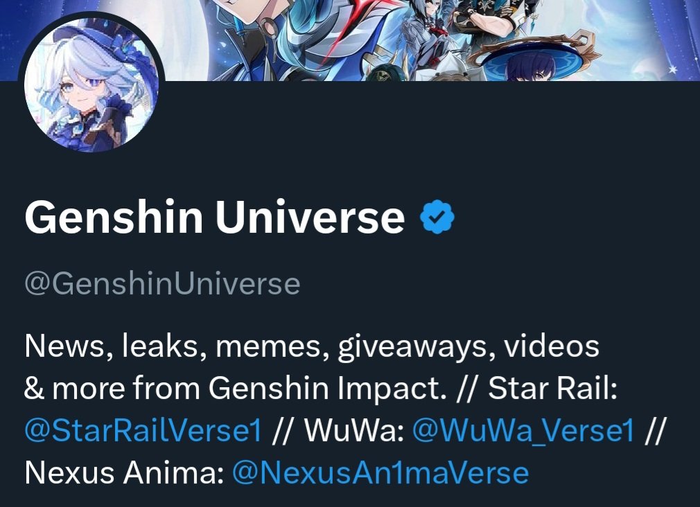 Genshin Universe tweet media
