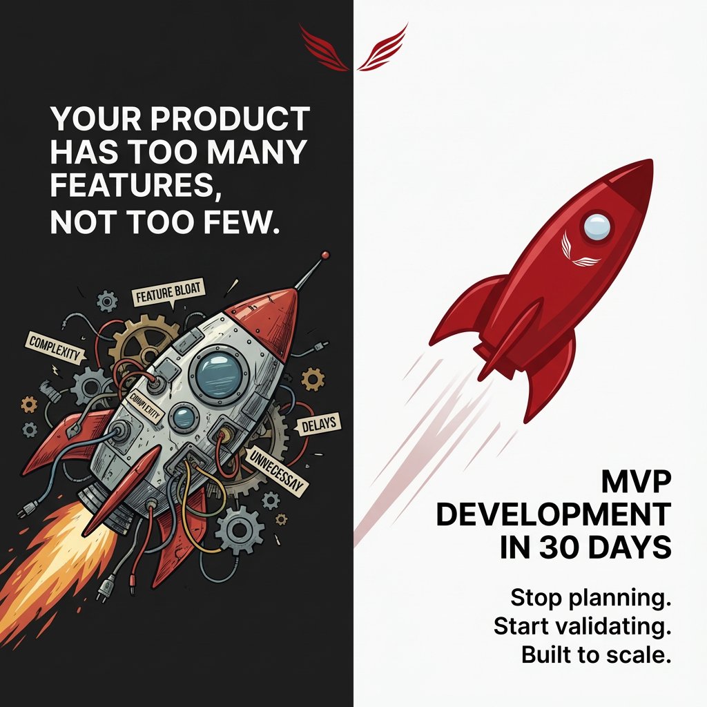 dynasty_devs's tweet photo. Your MVP is struggling because it has too many features, not too few.

Strip it down to what solves the core problem. Launch lean, learn fast, and iterate.

Less is more when you're validating your idea.

#MVP #ProductDevelopment #StartupAdvice #LeanStartup #SaaS https://t.co/qplYxc4nzy