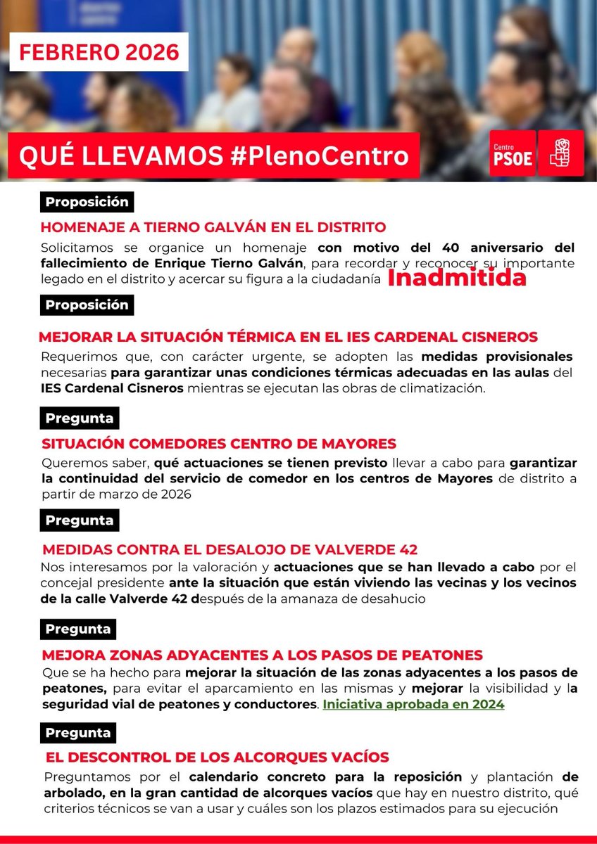 PSOE Madrid Centro tweet media