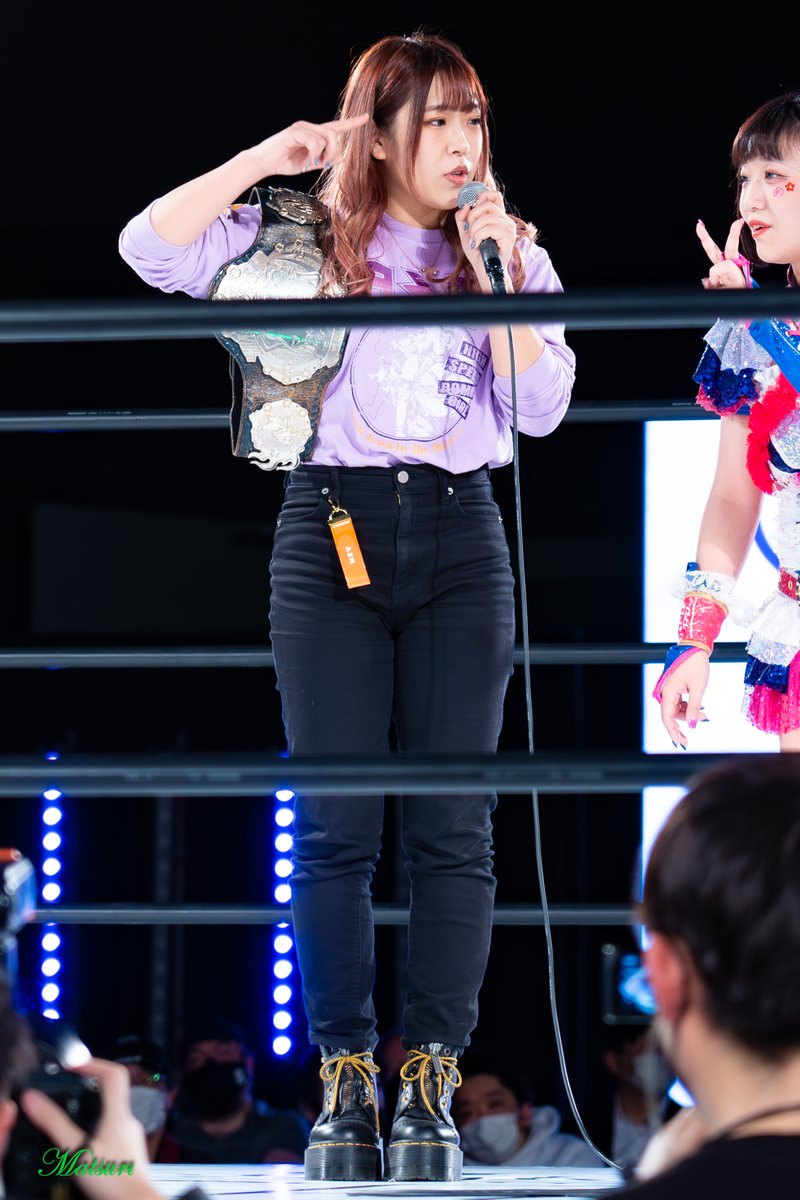 MATSURICON666's tweet image. たまに私服で出てくるパイセン素敵です🐻
#AZM #STARDOM #スターダム