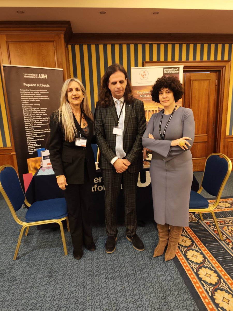 ims_college's tweet photo. British Council Educational Fairs held in Athens &amp; Patras 10-11 February 2026

IMS College together with Un.  of Hertfordshire participated in the BC Educational fair organised and hosted by the British Council and the British Embassy in Athens &amp; Patras on 10-11 February 26 https://t.co/IPaM2punXi