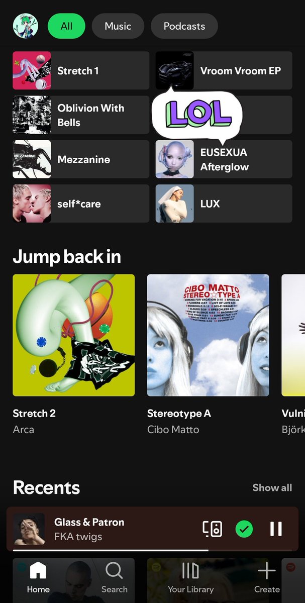 kupalxcx's tweet image. my spotify dashboard
everyone's enjoying lux again lately yay!