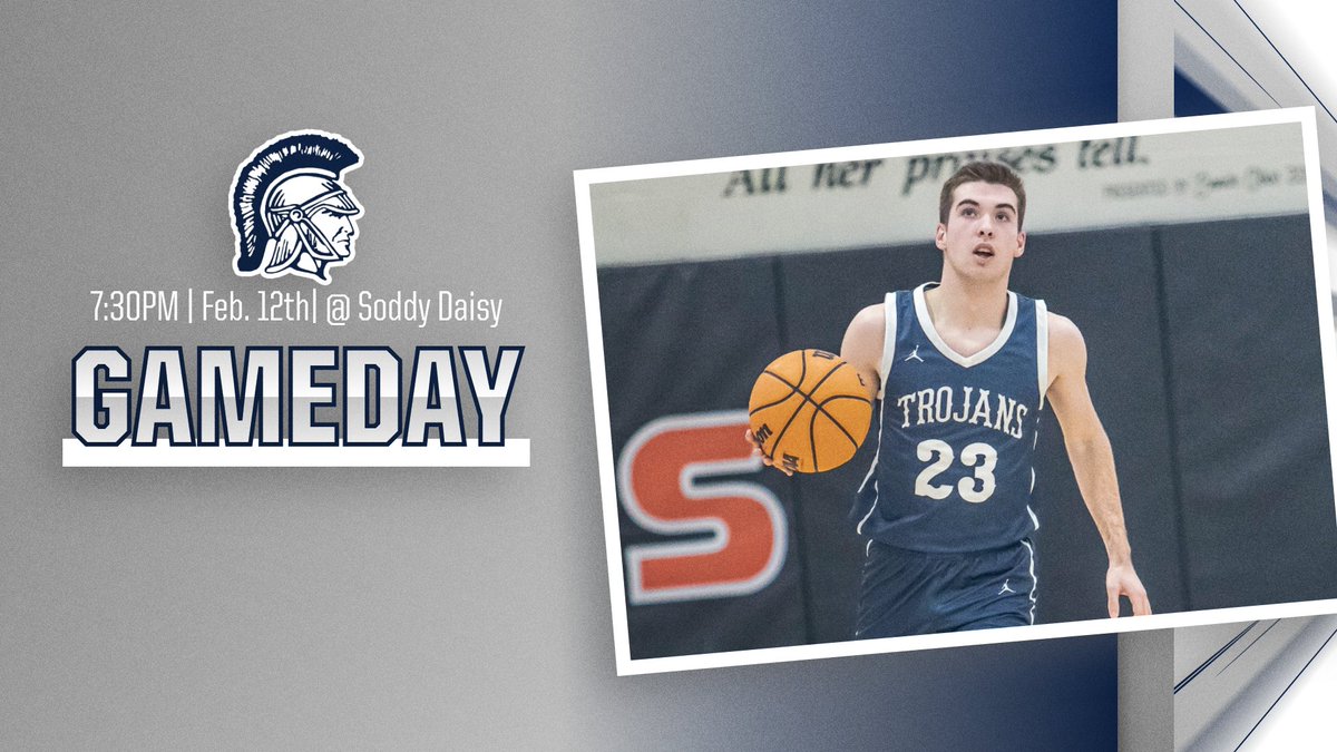 GordonLeehoops's tweet photo. The Trojans close out the Regular Season tonight with a trip North to Soddy Daisy! https://t.co/n99qeS5HPu