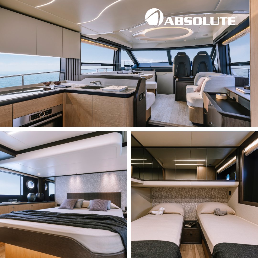 ApprovedBoats's tweet image. Navetta or Flybridge — which suits your way of cruising?
Long-range comfort and live-aboard ease, or open-air space designed for coastal entertaining.
Different journeys, the same Italian craftsmanship: approvedboats.com/absolute-yacht…
#ApprovedBoats #AbsoluteYachts #YachtOwnership