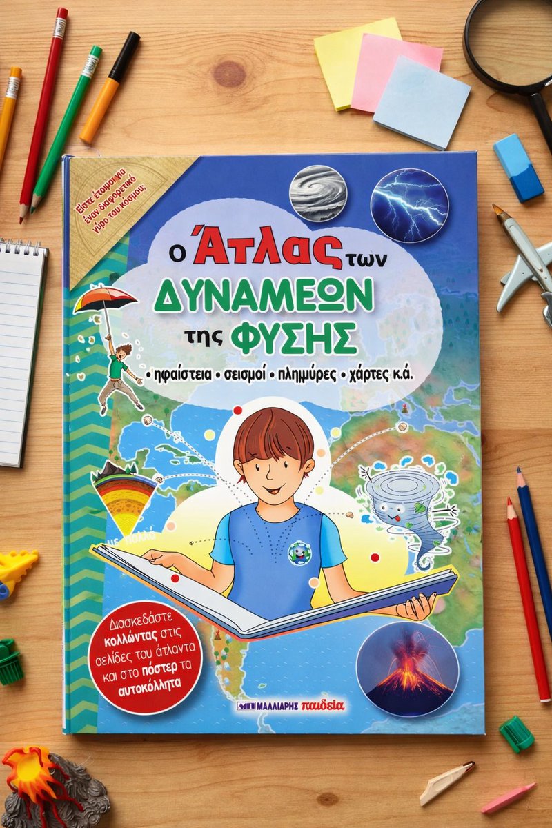Μόλις κυκλοφόρησε από τις εκδόσεις Μαλλιάρης-Παιδεία το νέο παιδικό βιβλίο "Ο Άτλας των Δυνάμεων της Φύσης"!

🌋🌪 t.ly/L-M-W 🌪 🌋