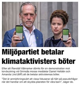 När Mp betalar böter åt ”aktivister” kommer beröm från media och vänster patrasket.👏

- men när SD/JÅ betalar böter till en organisation som stoppar Pedofiler - då jääävlar blir det liv i luckan överallt🤮