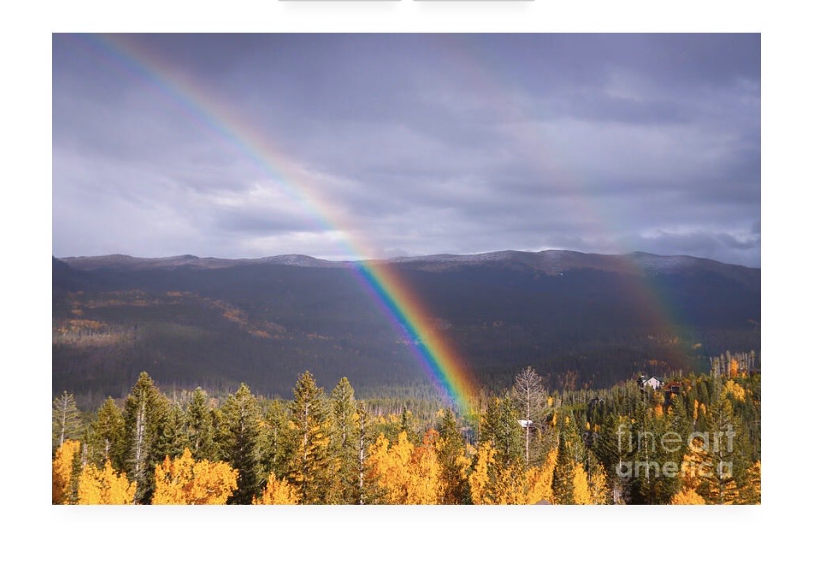 erinmdorffette's tweet image. Check out this photograph of a #rainbow and #fallcolors in the #mountains of #colorado! #autumn #fall #photography #photooftheday 
faa.savingmemoriesbymakingmemories.com/featured/rainb…