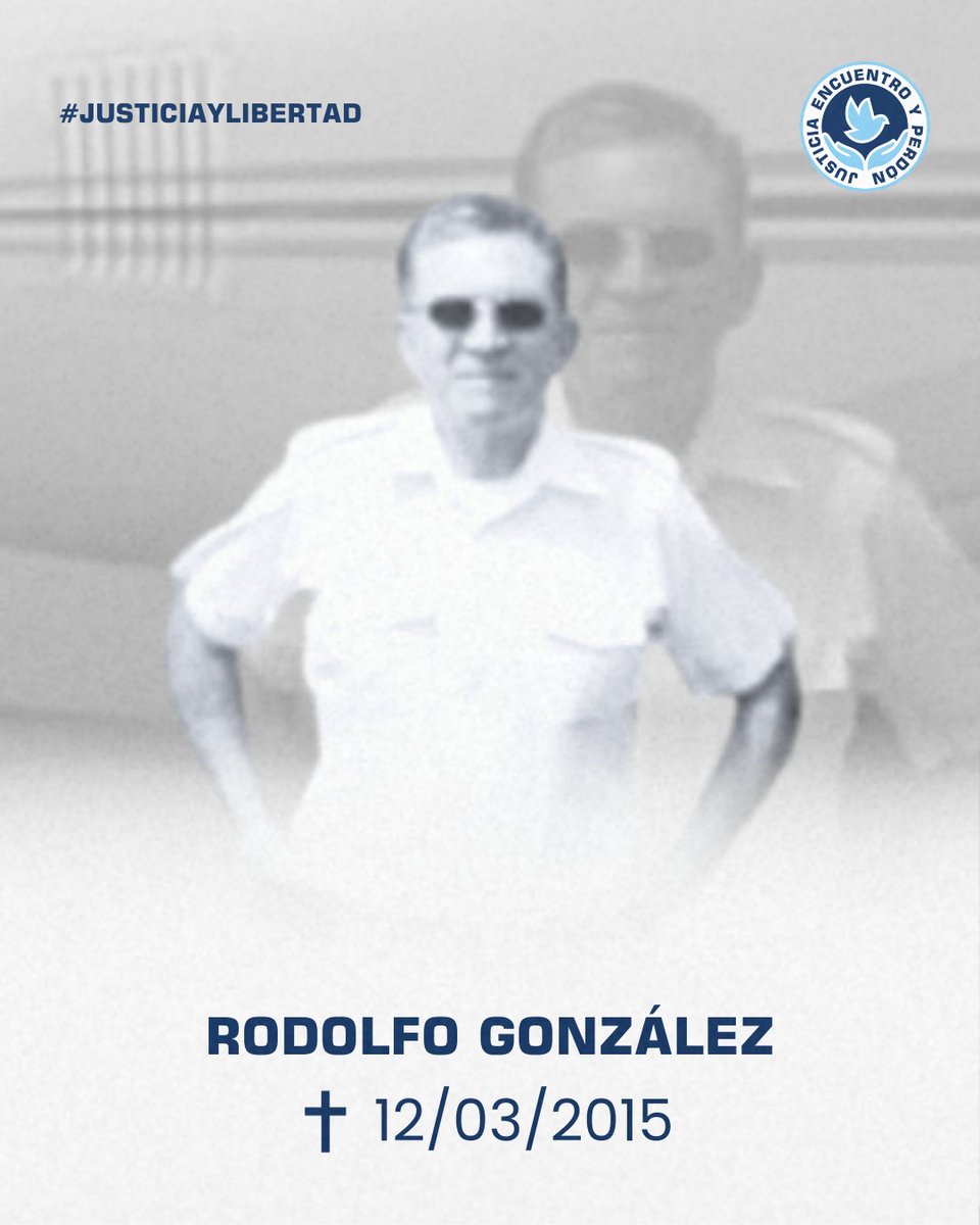Rodolfo González, quien falleció el 12 de marzo de 2015, fue el primer preso político que murió bajo la custodia del Estado.   González, piloto de aviación, había sido detenido en abril de 2014. Su muerte marcó un punto oscuro en la historia. Hoy seguimos exigiendo justicia.