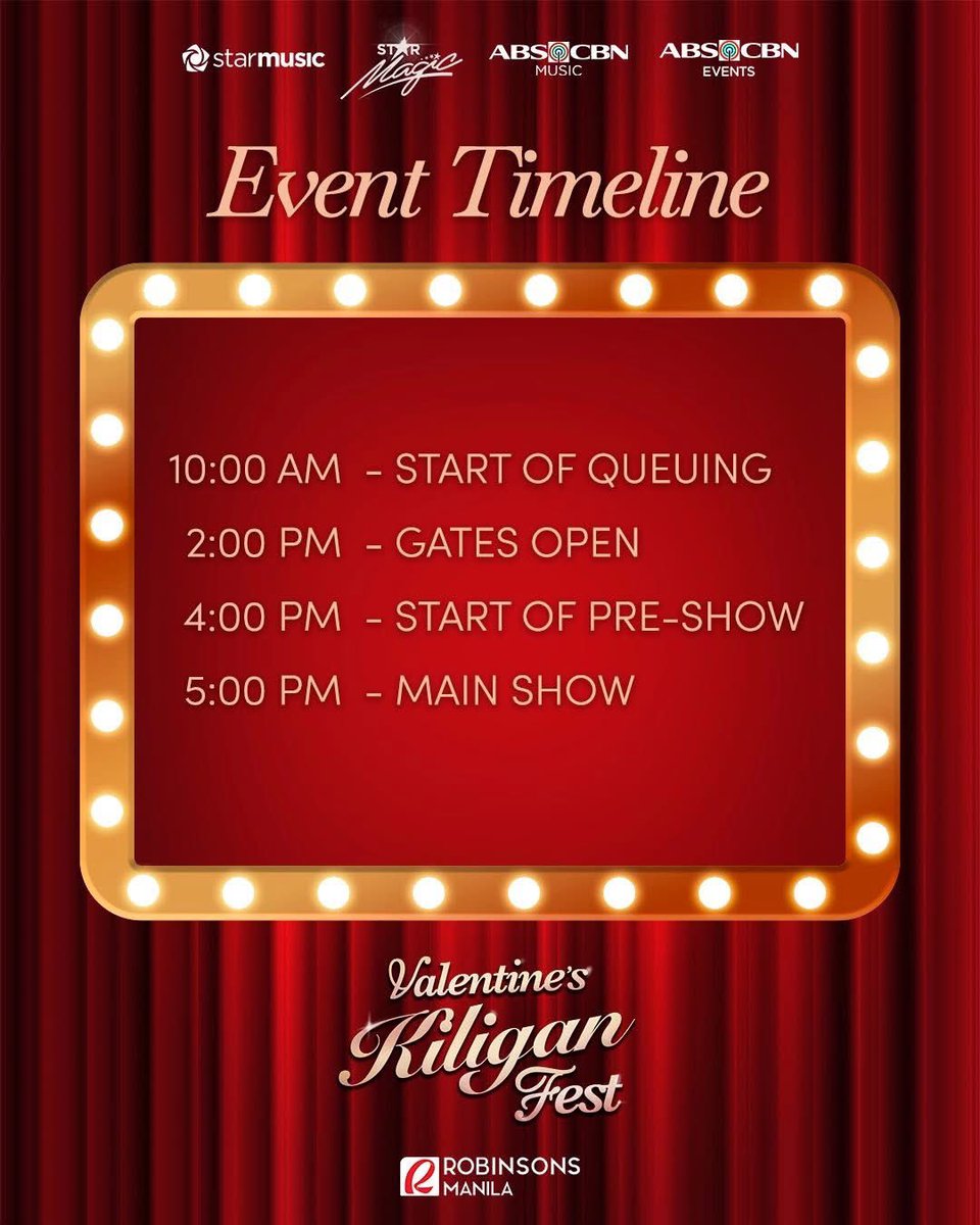 ABSCBNpr's tweet photo. Blooms! Check out the event details for #BINI_KiliganFest to guide your day and ensure na walang tutulad sa tamis ng Valentine's this Saturday!💝

For those who joined the pre-save registration, check your inbox and you might get our love letter for confirmation!😉

#BINI https://t.co/XCcOr1KCxL