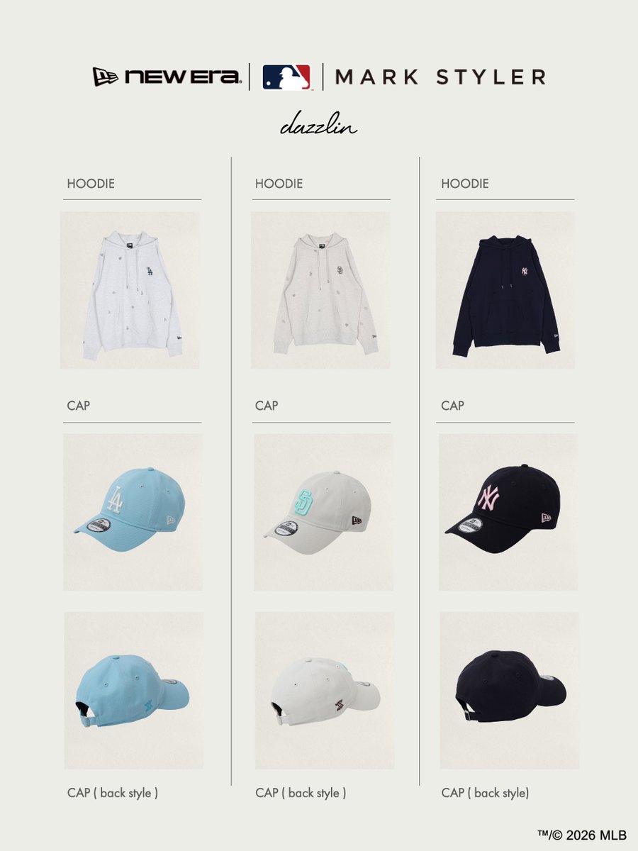 MLB×New Era®×MARK STYLER」 コラボレーションが決定しました