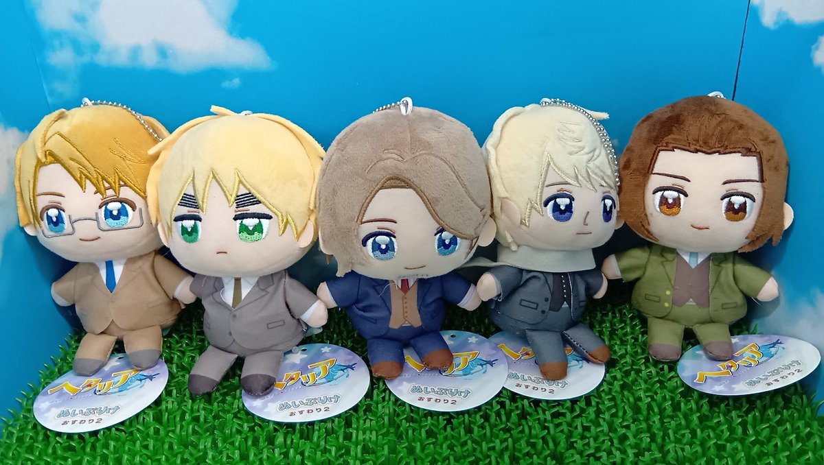 プライズ 新入荷情報】 ヘタリア ぬいぷりけ おすわり2 入荷致しました