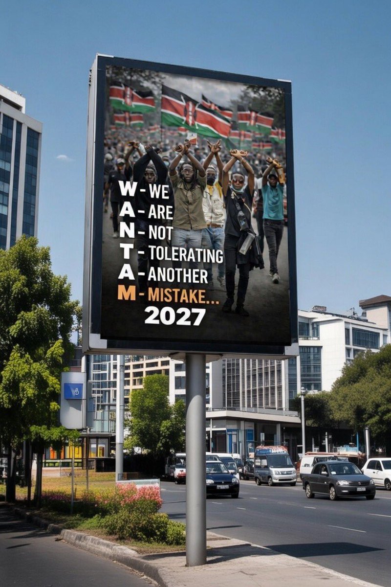 DrFrajee254's tweet photo. Hii idea ya billboards mnaona aje?
I am ready to contribute to hire 3 billboards https://t.co/NCSeLcKAE6