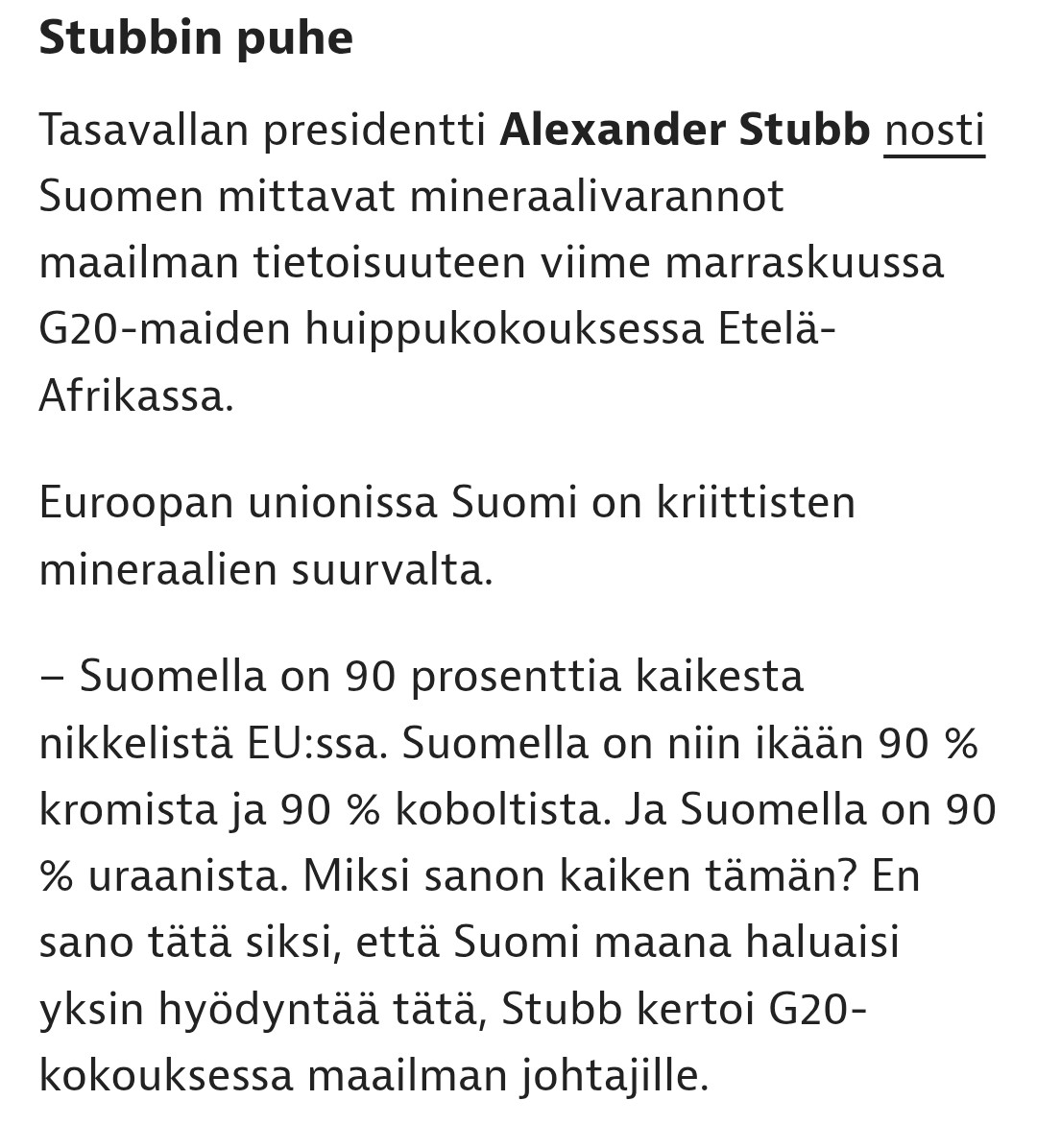 polarphoenix1's tweet photo. Siis mitä vittua!? Miksi me köyhäilemme!? Miksi meiltä leikataan kaikesta koko ajan!?

 "Miksi sanon kaiken tämän? En sano tätä siksi, että Suomi maana haluaisi yksin hyödyntää tätä, Stubb kertoi G20-kokouksessa maailman johtajille."
https://t.co/8KYZVhArpv. https://t.co/cZRgcNFbKR