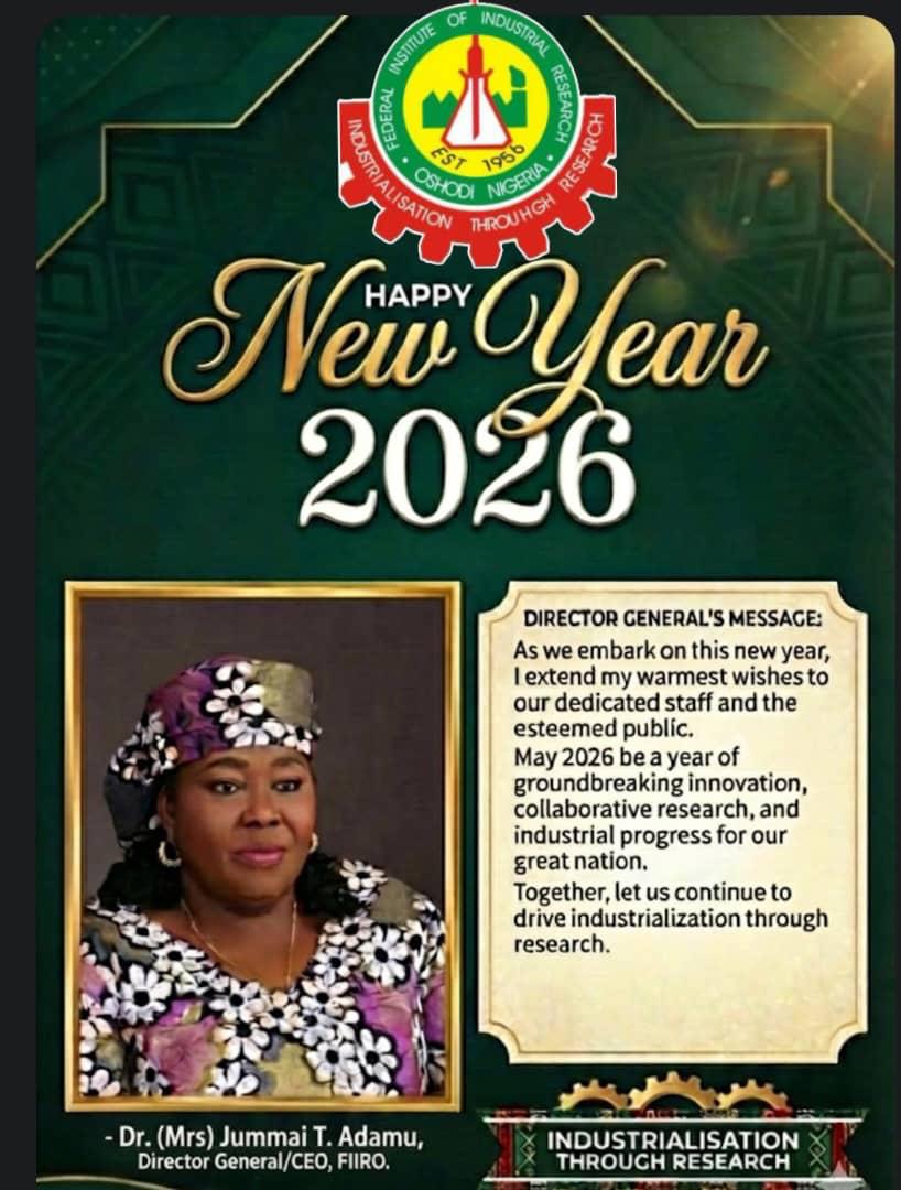 Federal Institute of Industrial Research tweet media