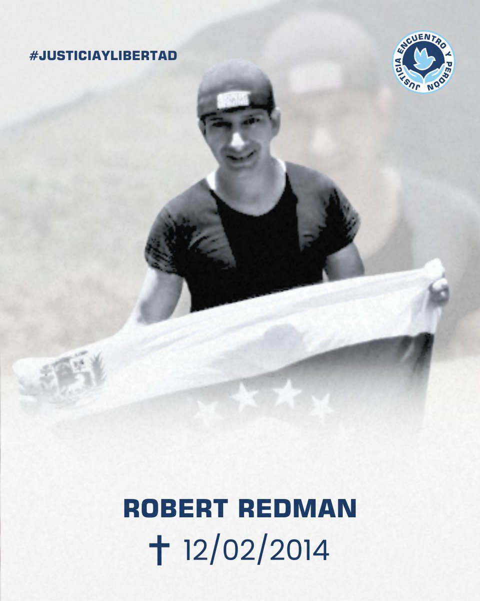 Robert Redman fue víctima de la violencia que reinó en las protestas por el Día de la Juventud en el municipio Chacao, estado Miranda. A sus 32 años, Robert recibió un disparo en la cabeza por parte de un civil desde una moto, lo que le costó la vida en horas de la noche. Horas
