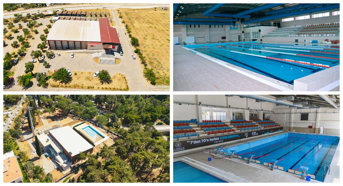 Gençlik ve Spor Bakanlığımızın “Yüzme Bilmeyen Kalmasın” Projesi kapsamında, İl Müdürlüğümüz yüzme havuzlarında 6–18 yaş arası çocuk ve gençlerimize 12 ay boyunca ücretsiz yüzme eğitimi veriyoruz. 🏊‍♂️

Haberin devamı için⏬⏬
aydin.gsb.gov.tr/HaberDetaylari…