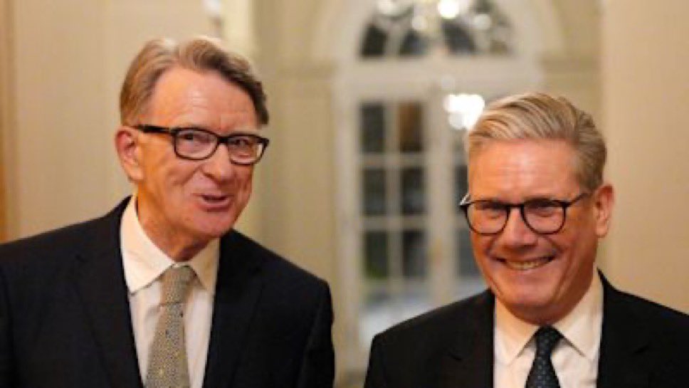 🚨BREAKING: PETER MANDELSON TO BE ARRESTED TODAY 🇬🇧 

Reporters are gathering outside his residence in London right now as reports suggest he is to be arrested imminently❗️

All eyes on London 👀