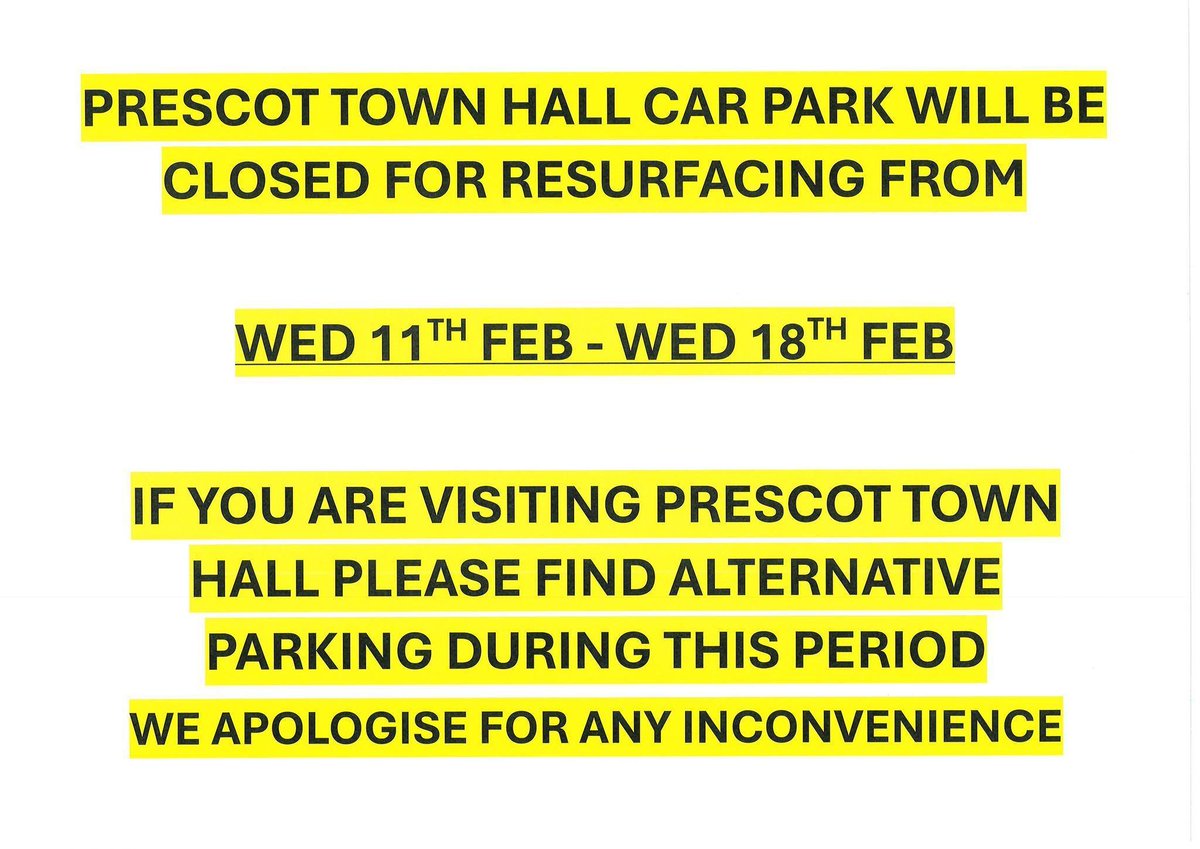 Prescot Town Council tweet media